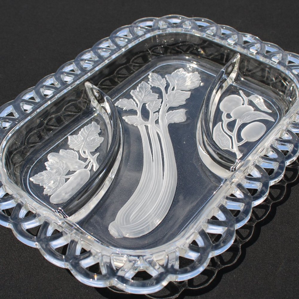 Intaglio Etched Serving Tray